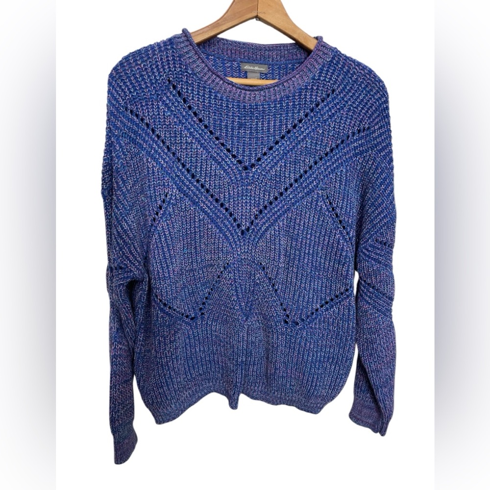 H5- Eddie Bauer knit women’s large sweater